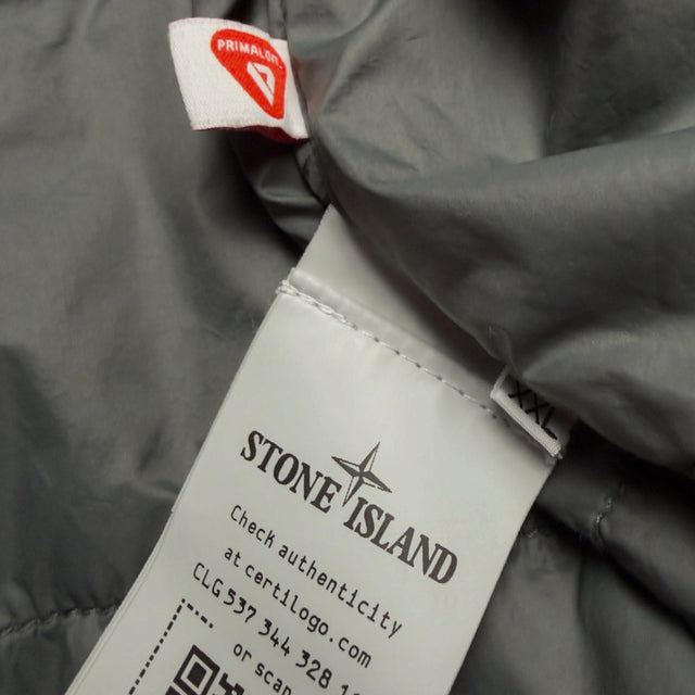 S/S 24 Stone Island Skin Touch Nylon with PrimaLoft TC Bomber Jacket - Musk Green