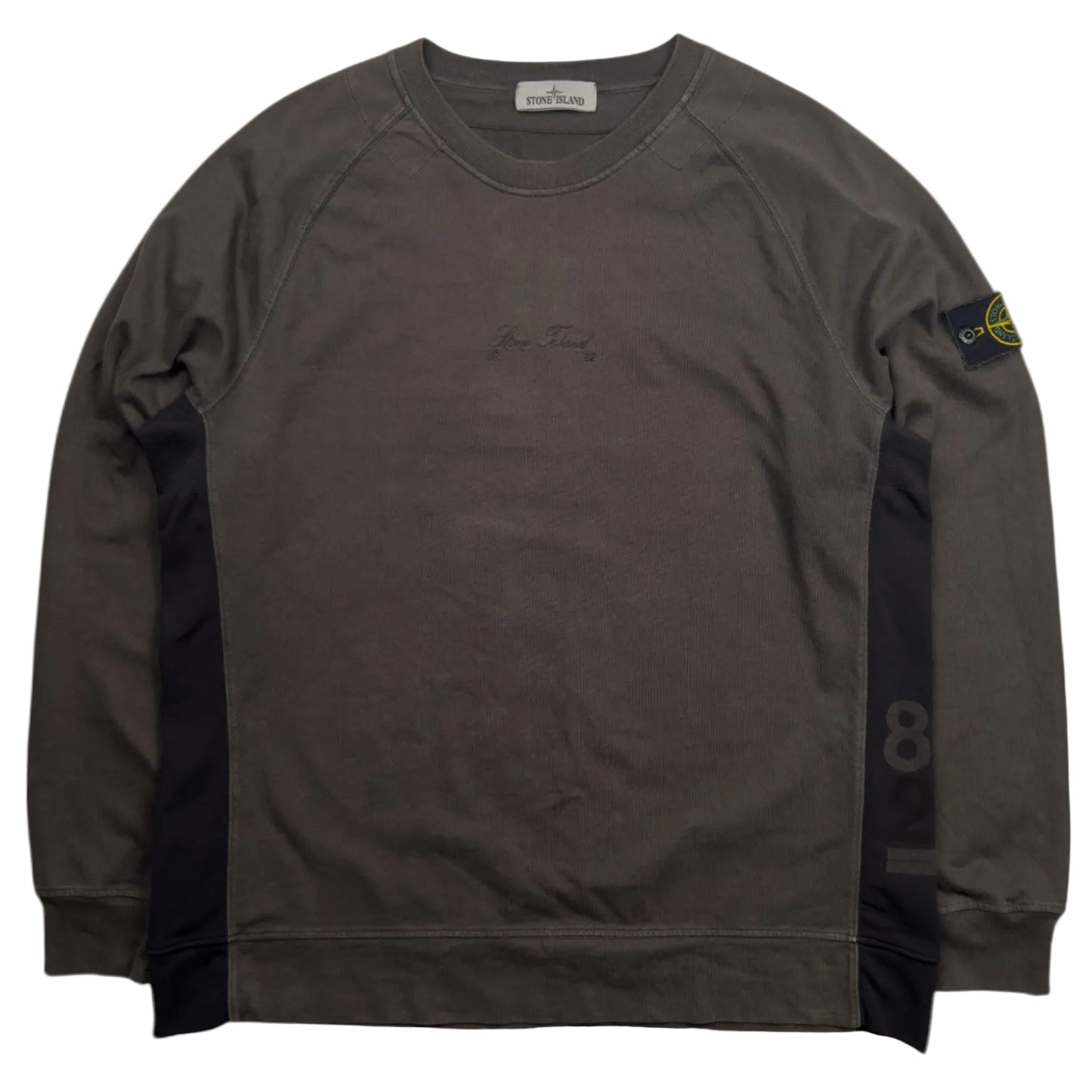 S/S 22 Stone Island 40th Anniversary 82/22 Crewneck Sweater - Brown