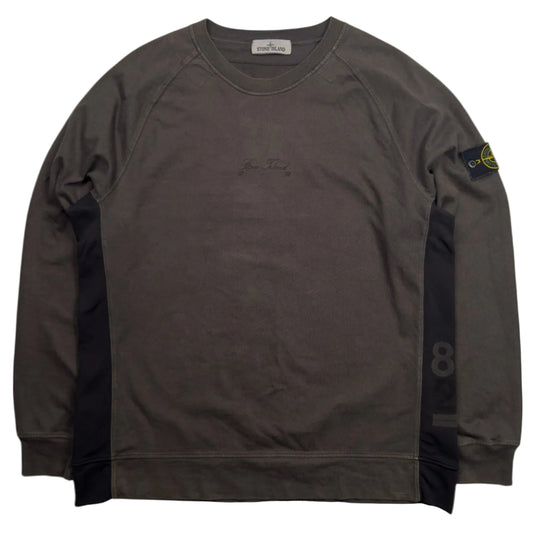 S/S 22 Stone Island 40th Anniversary 82/22 Crewneck Sweater - Brown