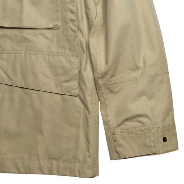 S/S 24 Stone Island Ghost Piece O-Ventile Field Jacket - Beige