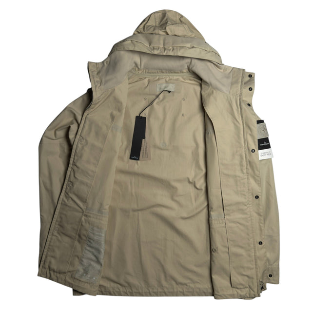 S/S 24 Stone Island Ghost Piece O-Ventile Field Jacket - Beige