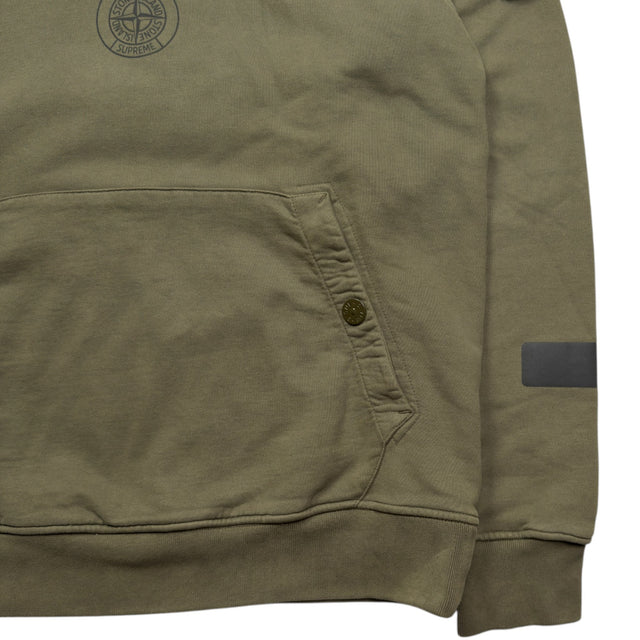 A/W 17 Stone Island X Supreme Reflective Hoodie