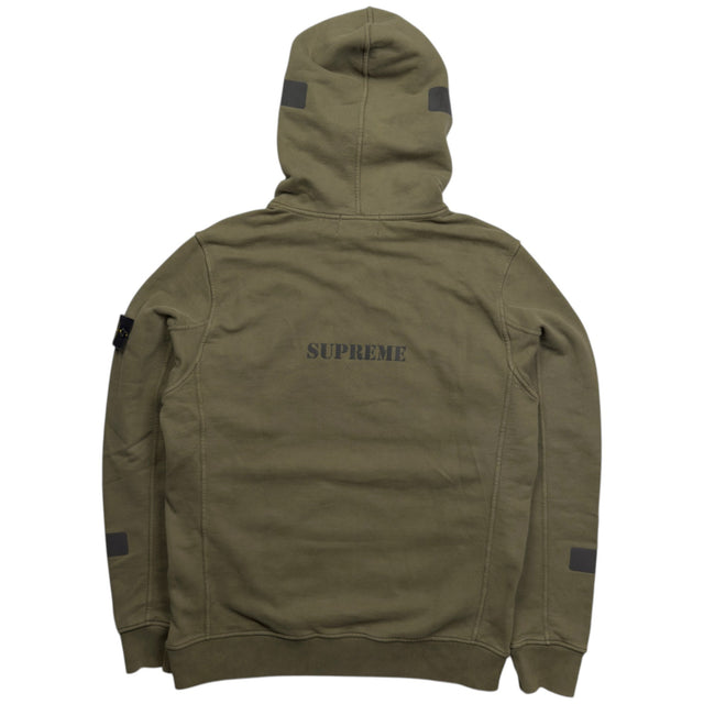 A/W 17 Stone Island X Supreme Reflective Hoodie