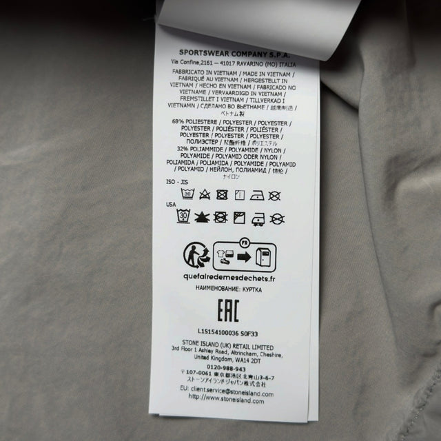 S/S 26 Stone Island David Light-TC Ghost Coach Jacket - Grey