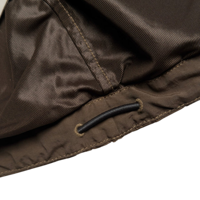 S/S 26 Stone Island Garment Dyed Crinkle Reps NY Hooded Jacket - Shadow Brown