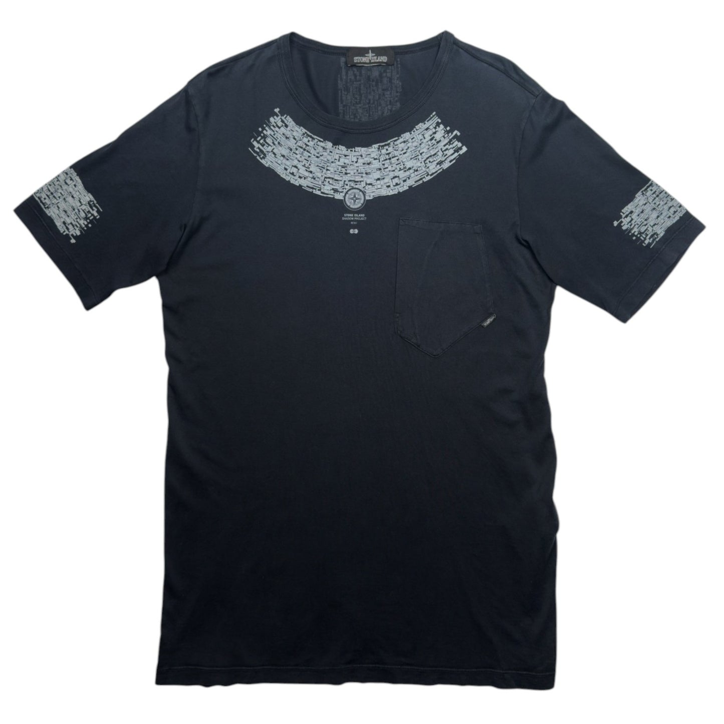 S/S 17 Stone Island Shadow Project Print T-Shirt - Black
