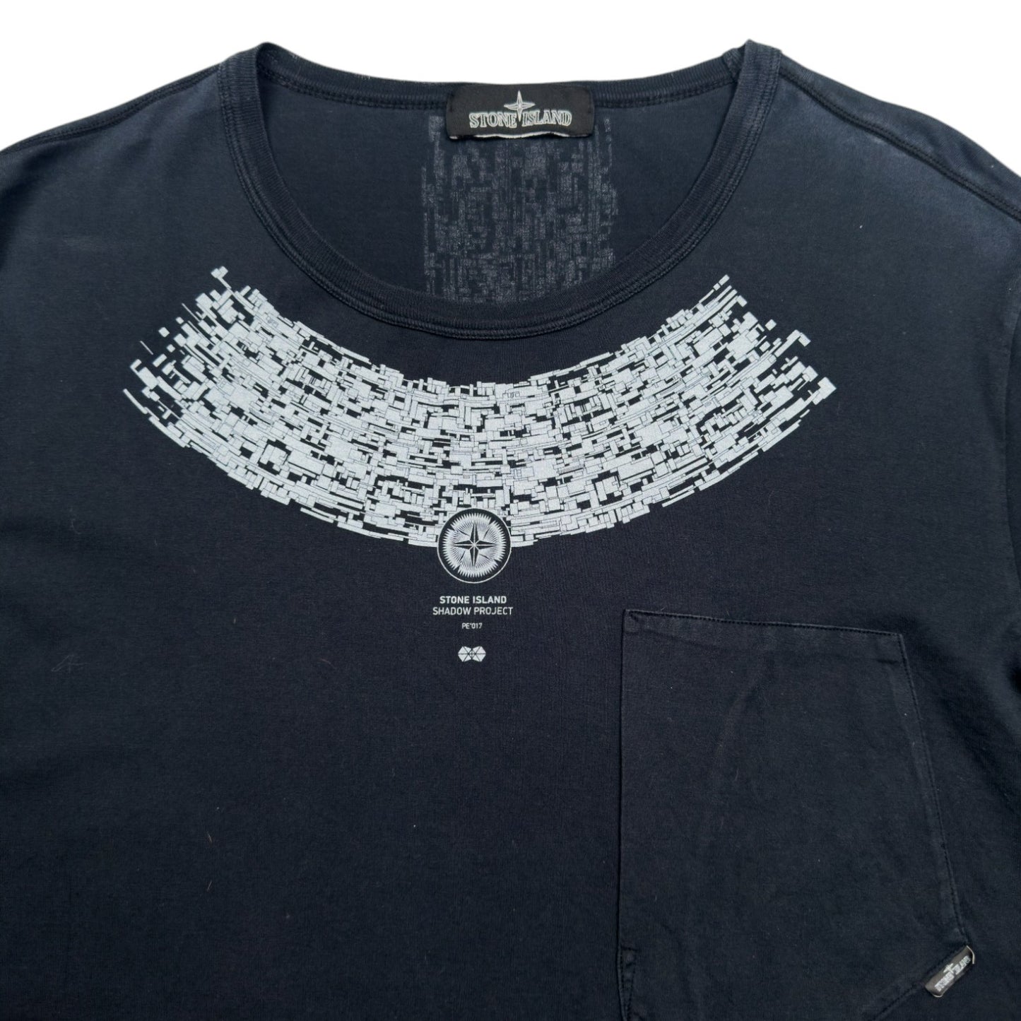 S/S 17 Stone Island Shadow Project Print T-Shirt - Black