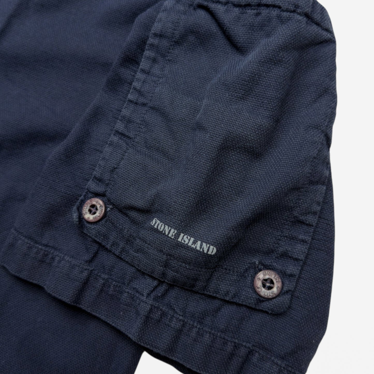 S/S 98 Stone Island Short Sleeve Shirt - Navy