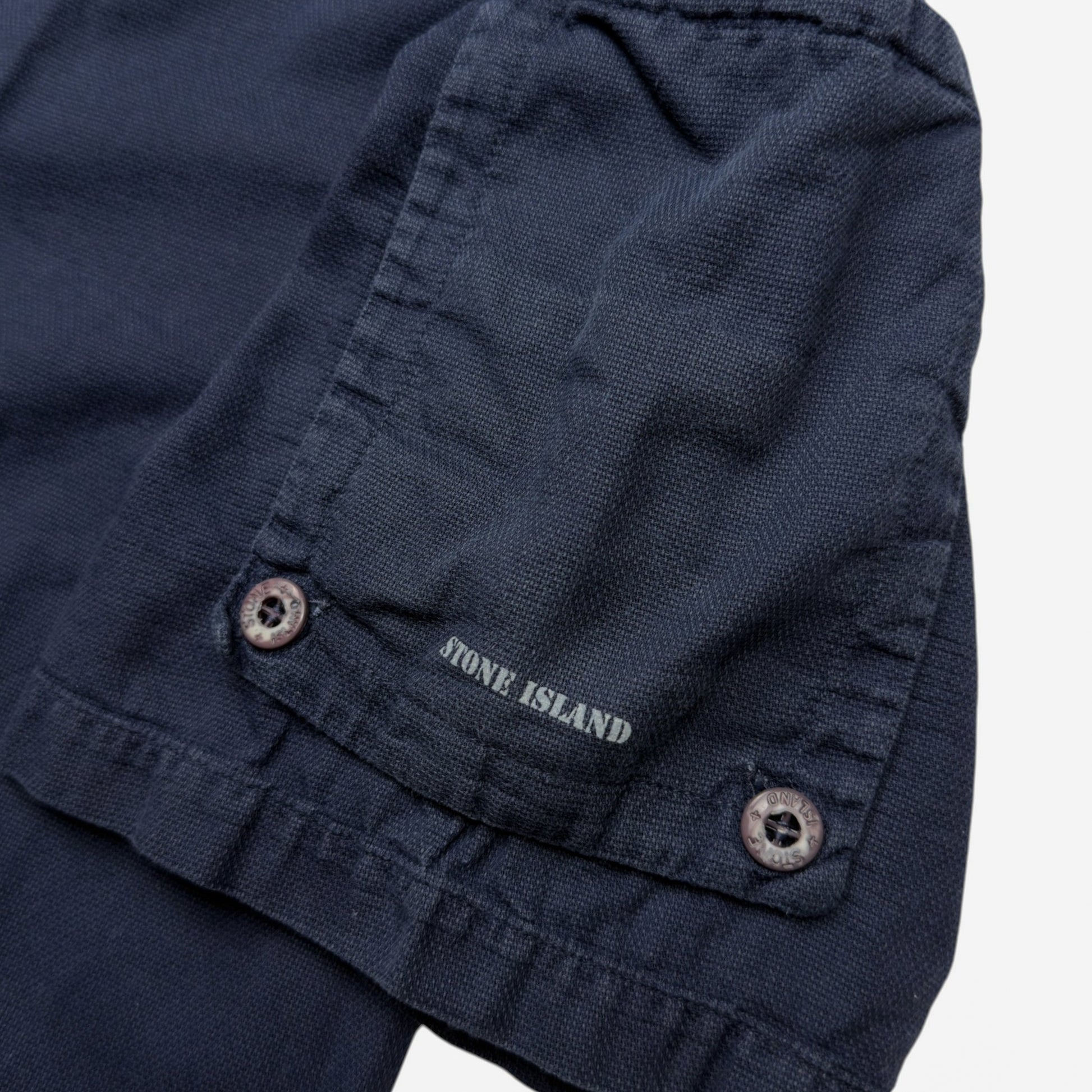 S/S 98 Stone Island Short Sleeve Shirt - Navy