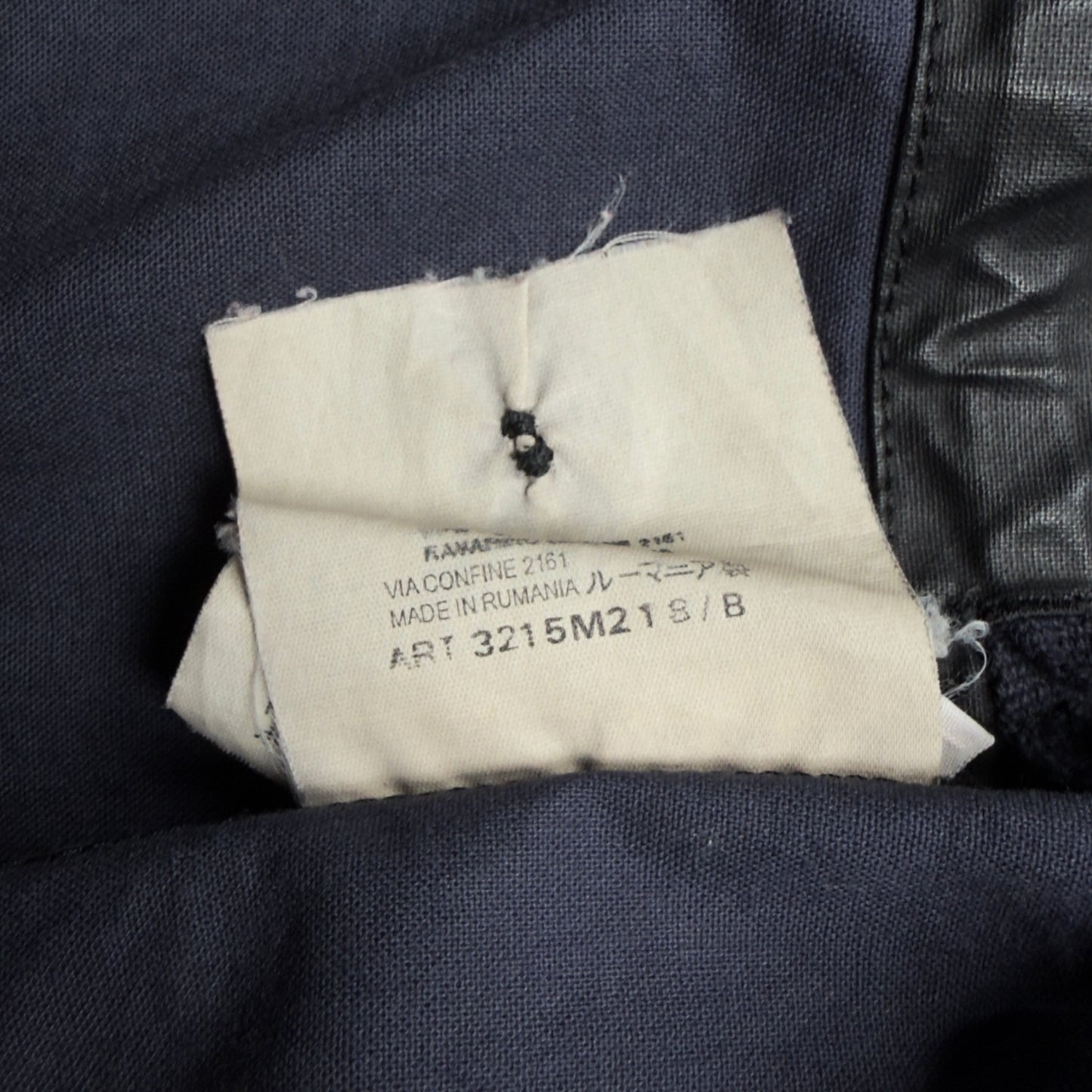 S/S 2000 Stone Island Polyurethane Coated Cotton Spellout Overshirt