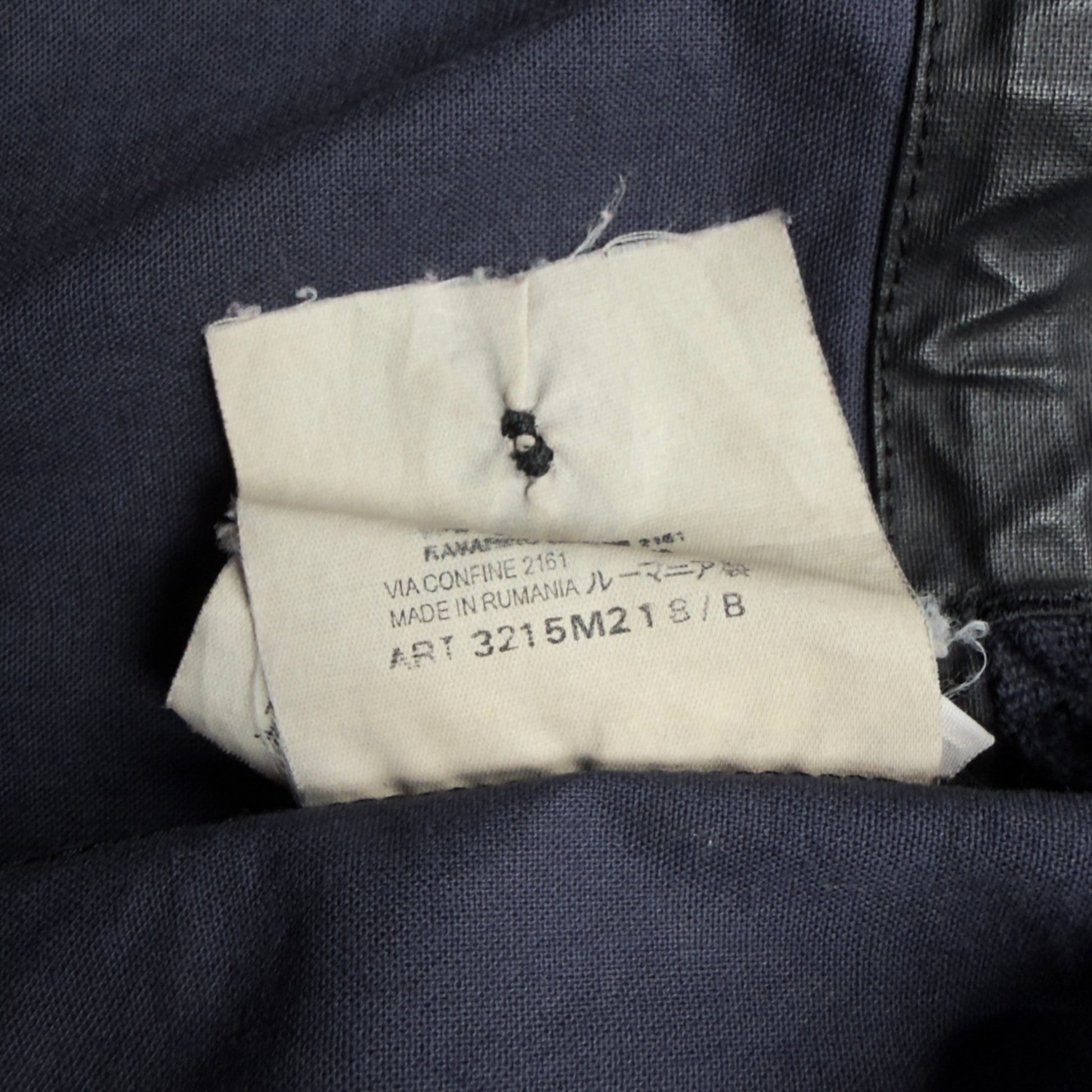 S/S 2000 Stone Island Polyurethane Coated Cotton Spellout Overshirt