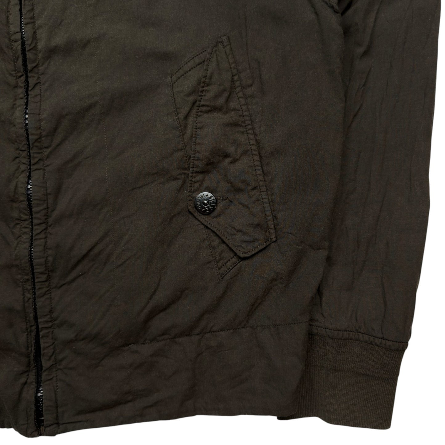 S/S 06 Stone Island Coated Cotton Wind Stopper Jacket - Dark Khaki