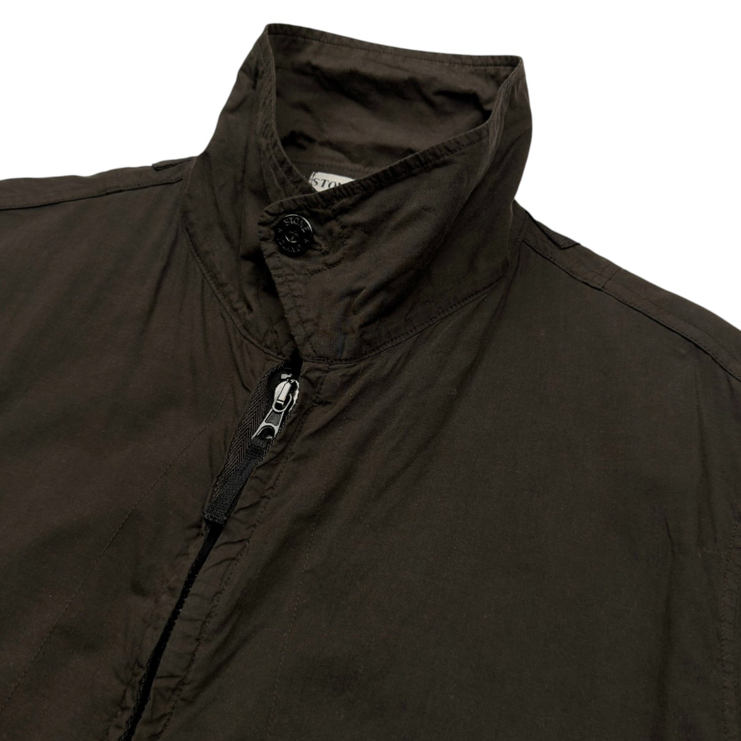 S/S 06 Stone Island Coated Cotton Wind Stopper Jacket - Dark Khaki