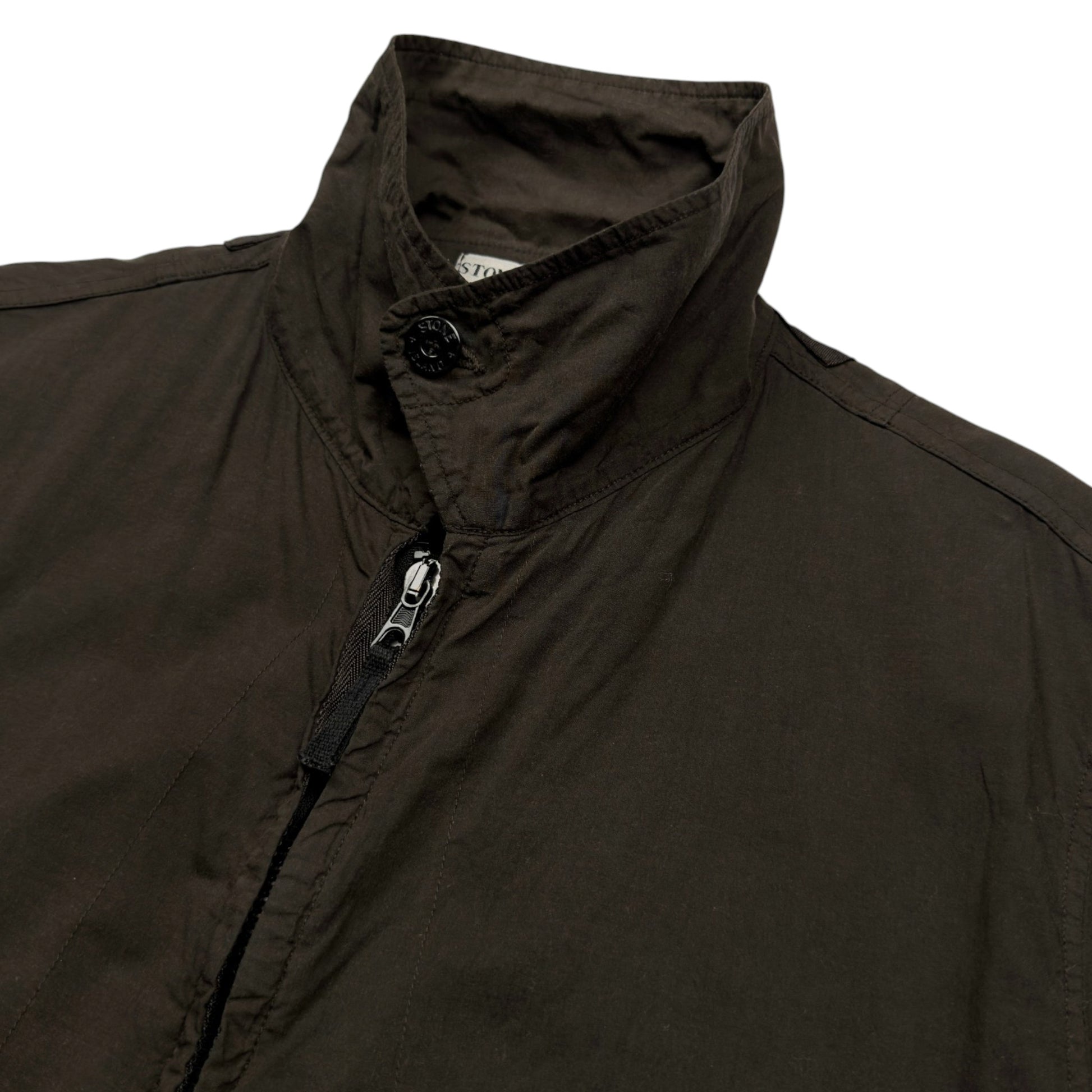 S/S 06 Stone Island Coated Cotton Wind Stopper Jacket - Dark Khaki