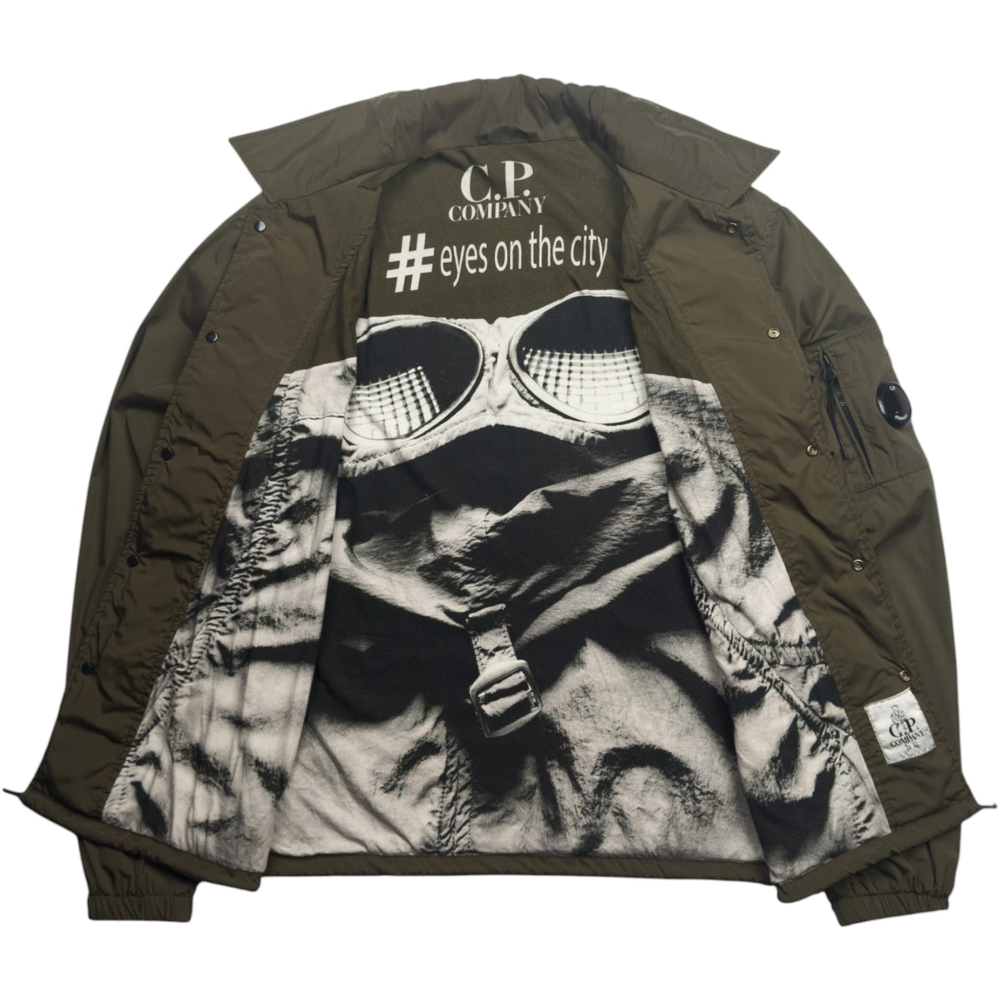 C.P. Company 'Eyes On The City' Chrome Overshirt