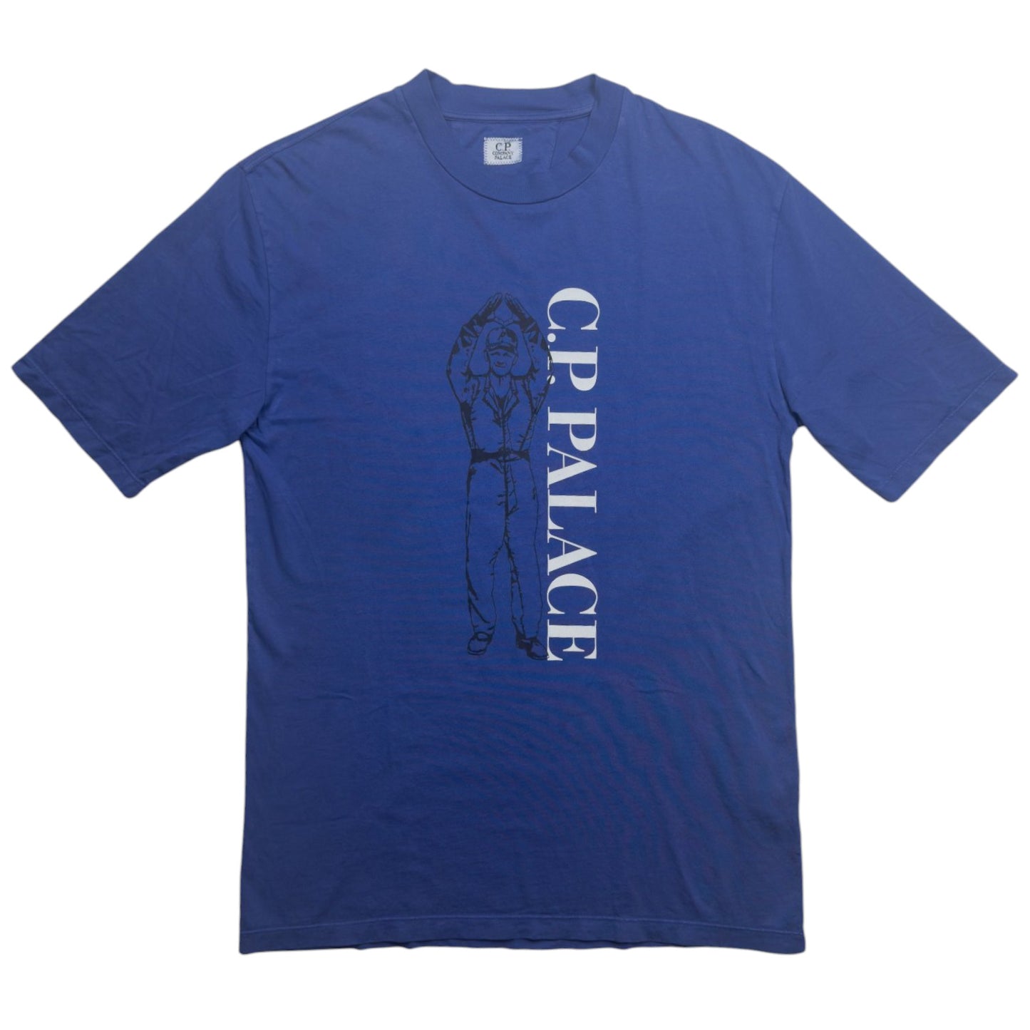 C.P. Company x Palace 'C.P. Palace' Graphic Print T-Shirt - Blue