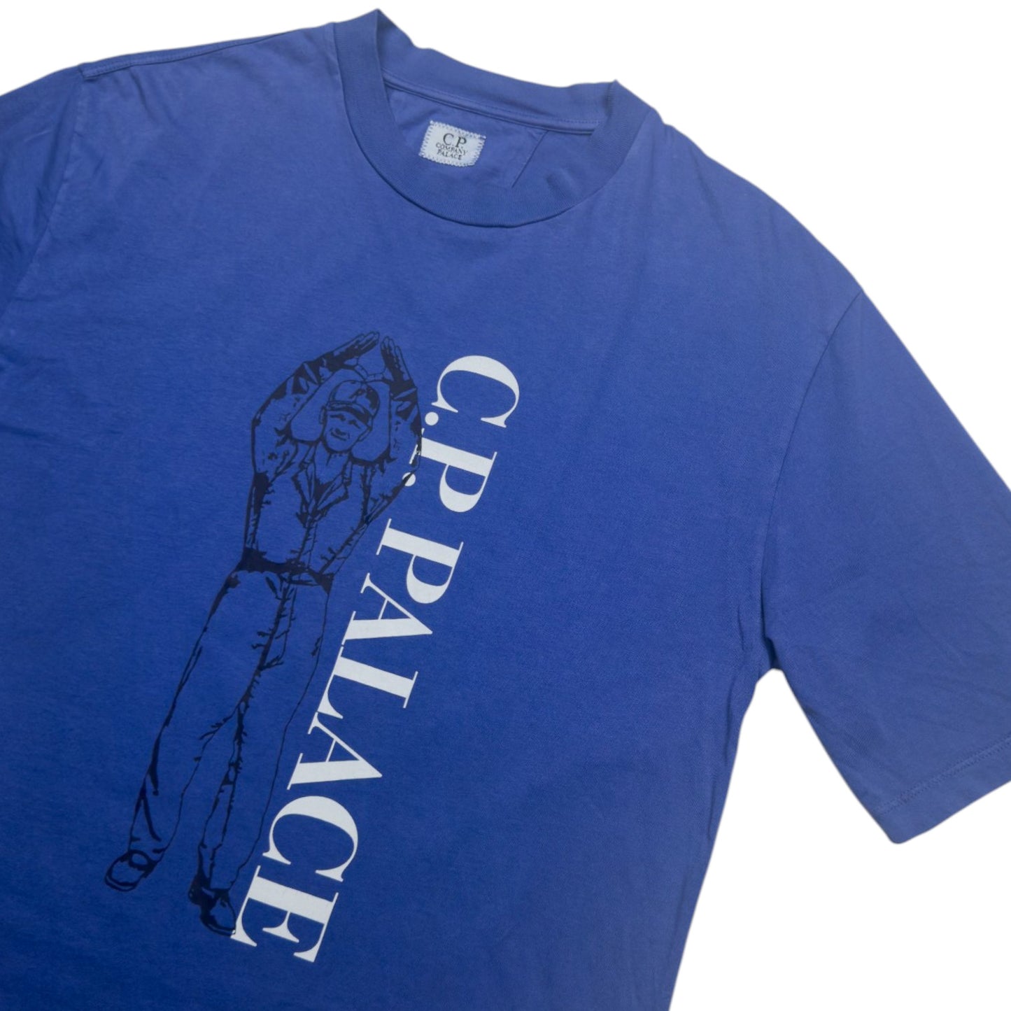 C.P. Company x Palace 'C.P. Palace' Graphic Print T-Shirt - Blue