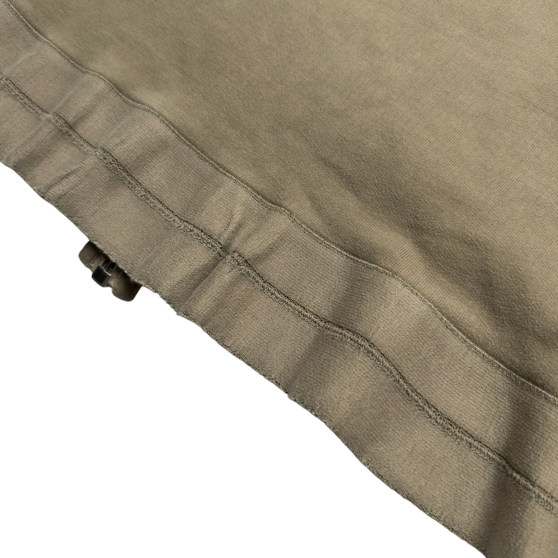 A/W 06 Stone Island Cotton Fleece Zip Jacket - Taupe