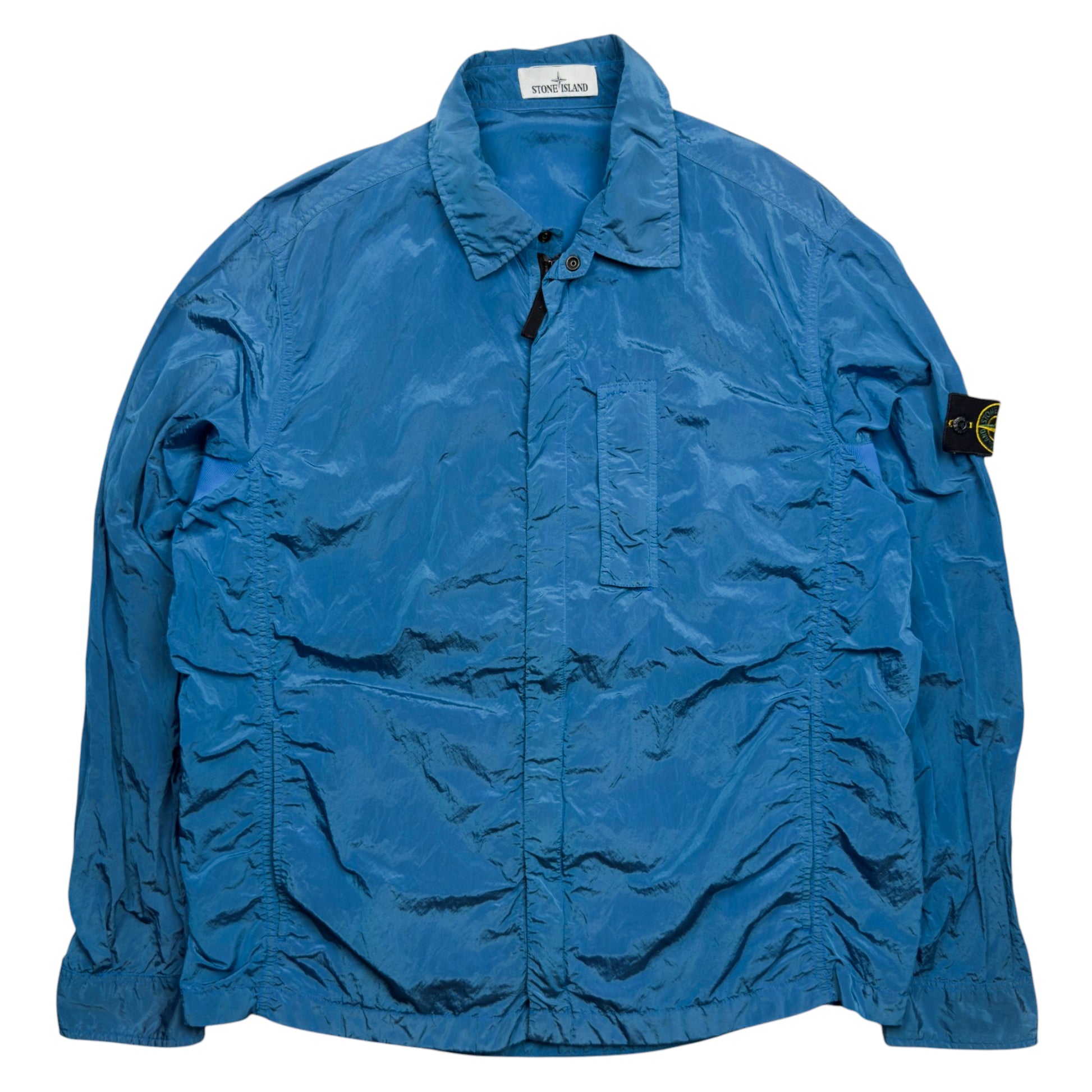 S/S 18 Stone Island Nylon Metal Overshirt - Blue
