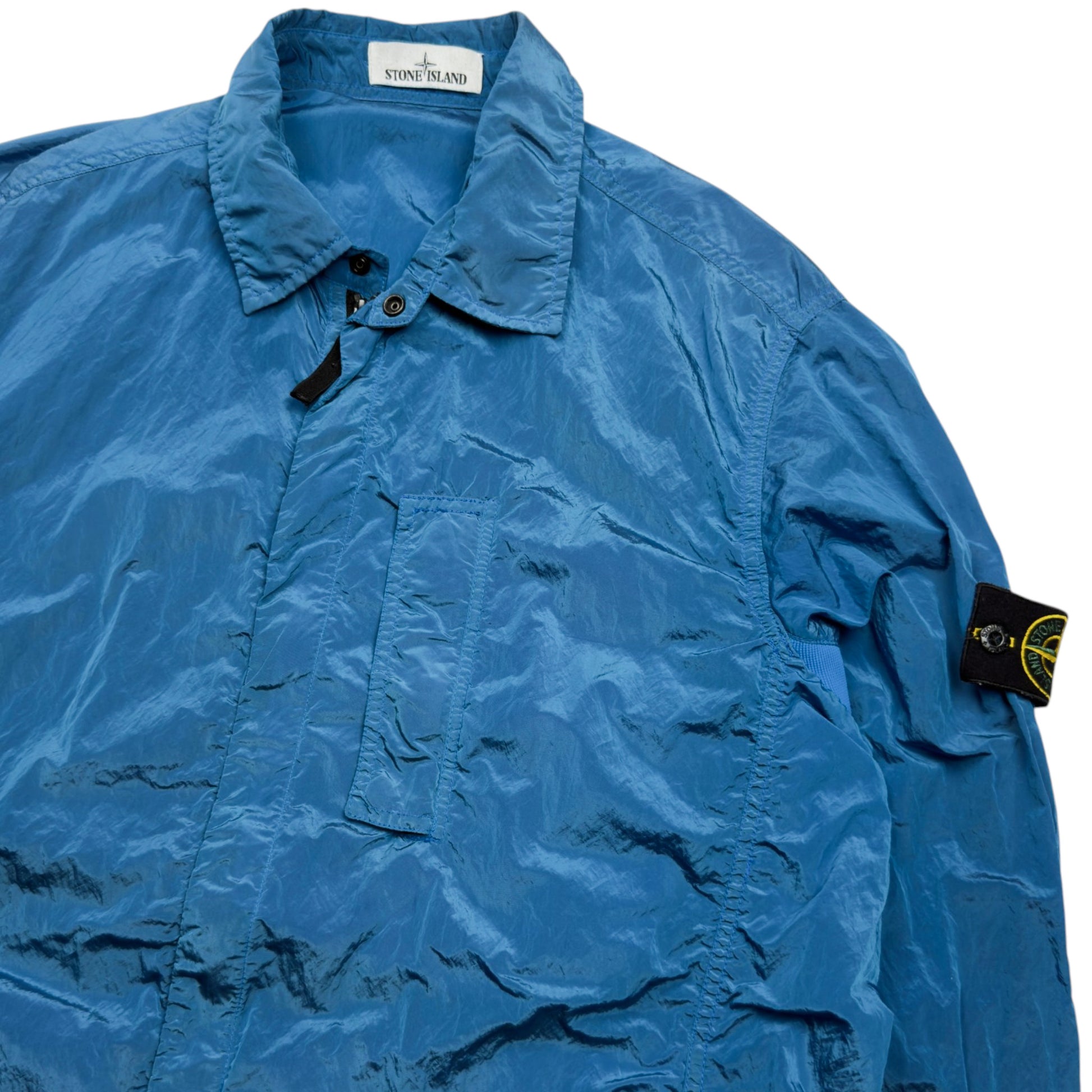 S/S 18 Stone Island Nylon Metal Overshirt - Blue