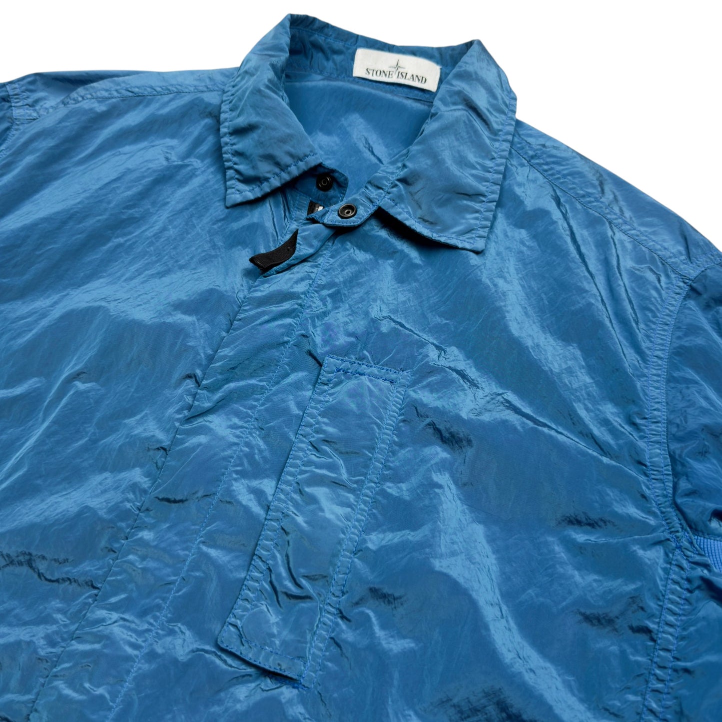 S/S 18 Stone Island Nylon Metal Overshirt - Blue