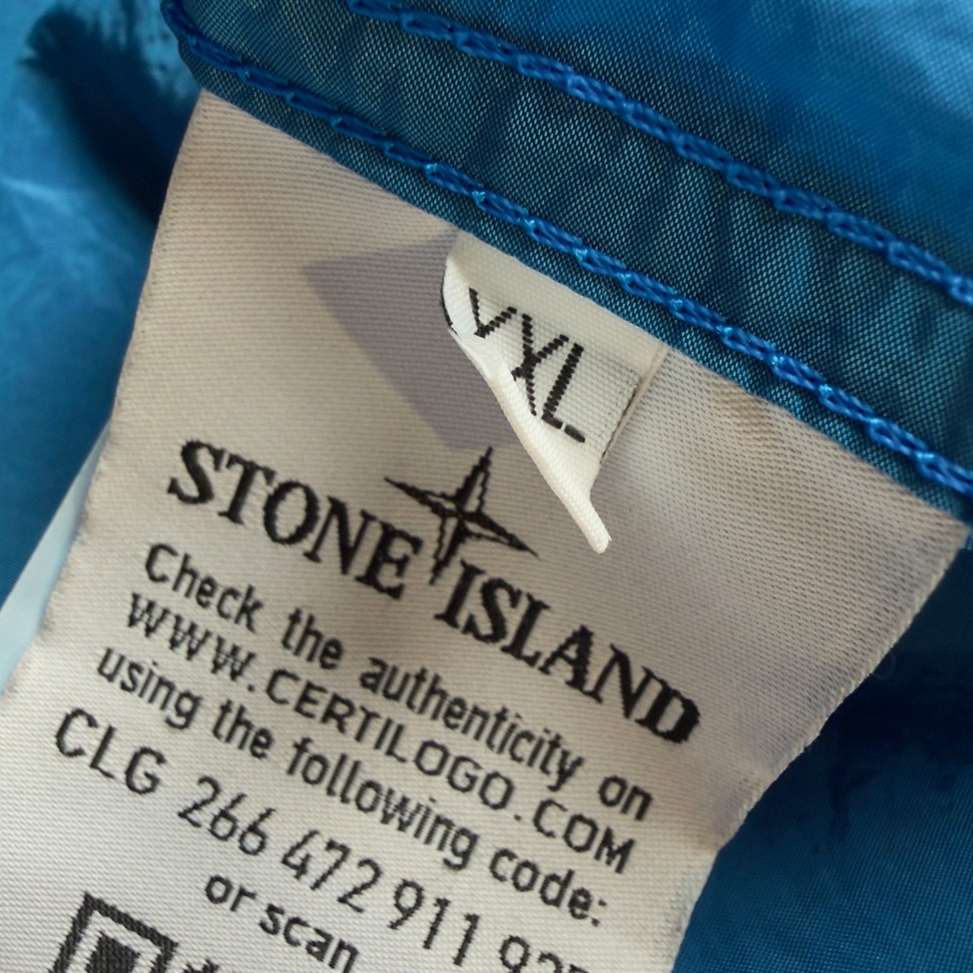 S/S 18 Stone Island Nylon Metal Overshirt - Blue