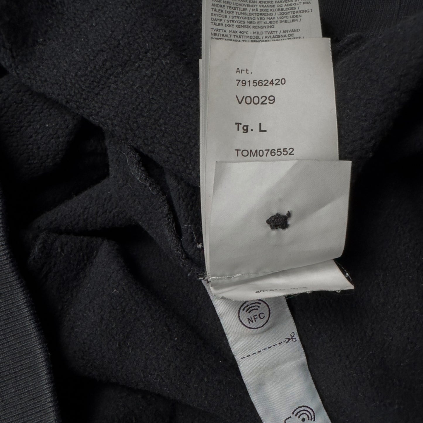 A/W 23 Stone Island Crewneck Sweater - Black