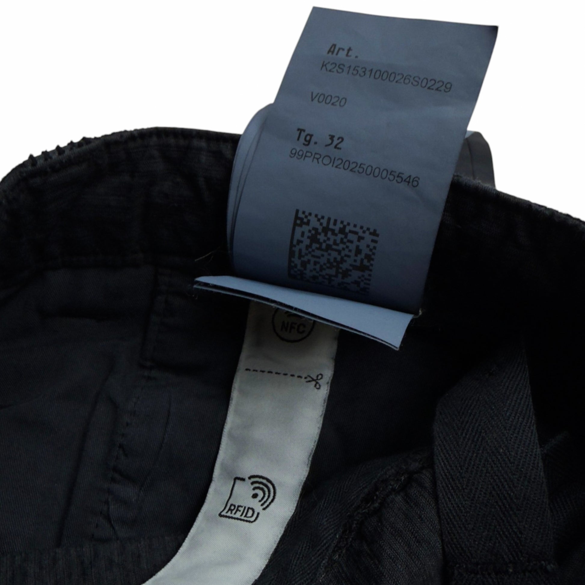 A/W 25 Stone Island Wrinkled Corduroy 500-TC Relaxed Trousers - Navy