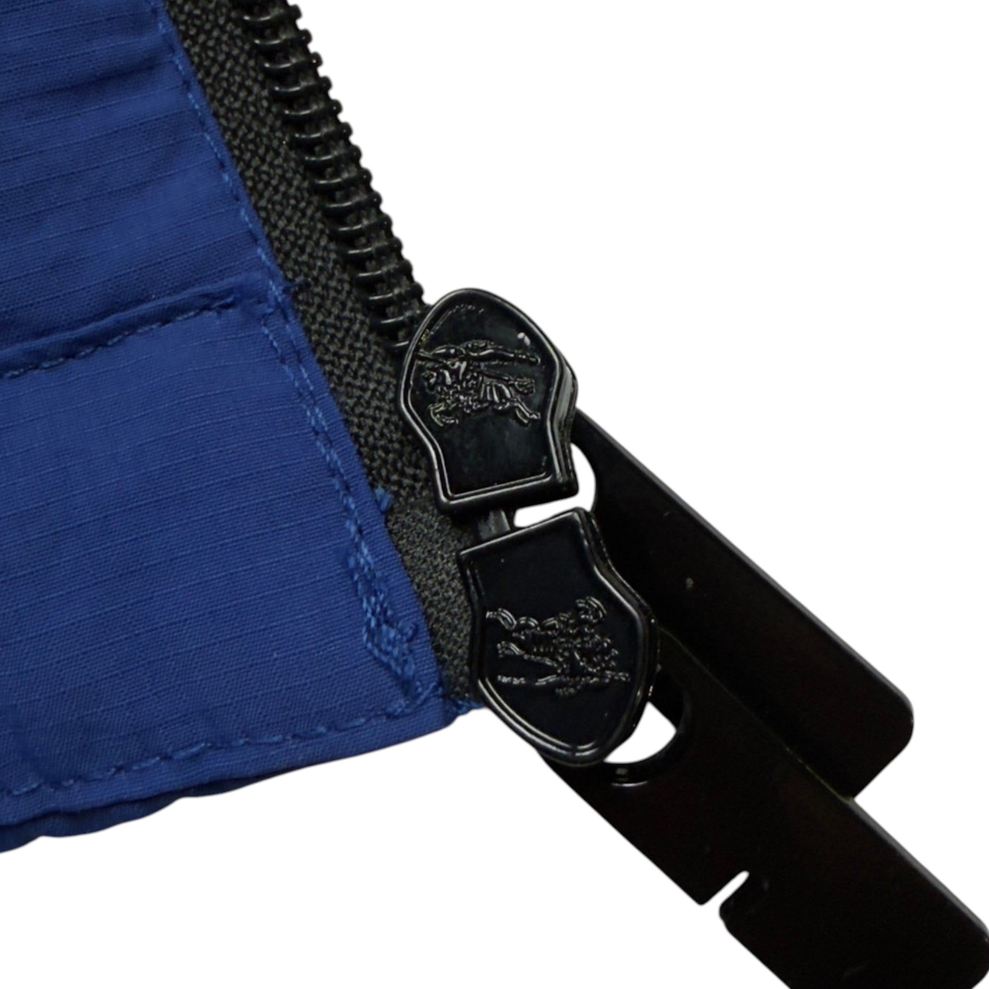 S/S 24 Burberry Equestrian Knight Hooded Jacket - Knight Blue
