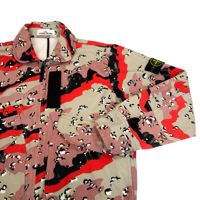S/S 20 Stone Island 3C+PU Desert Camo Jacket