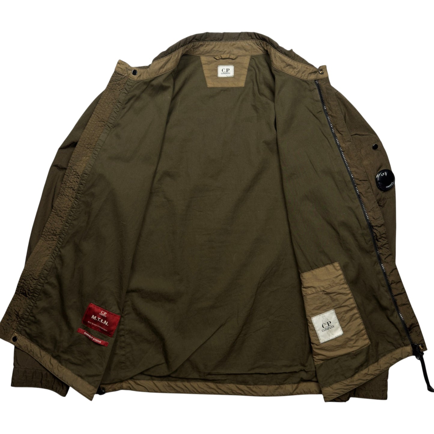 A/W 20 C.P. Company M.T.t.N. Lens Overshirt - Dark Olive