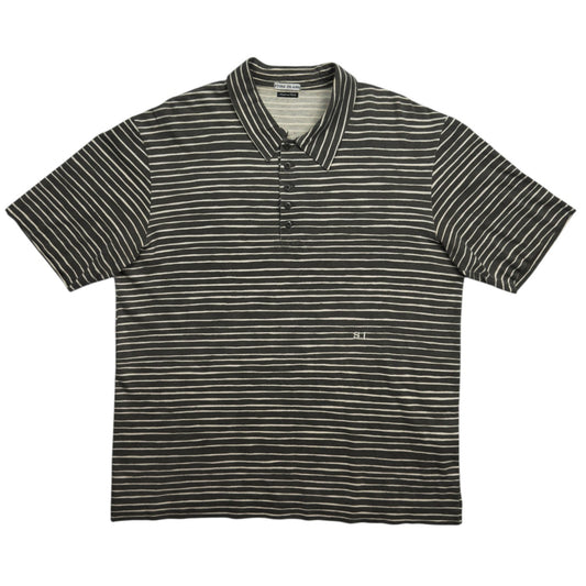 S/S 03 Stone Island Vintage Striped Polo Shirt