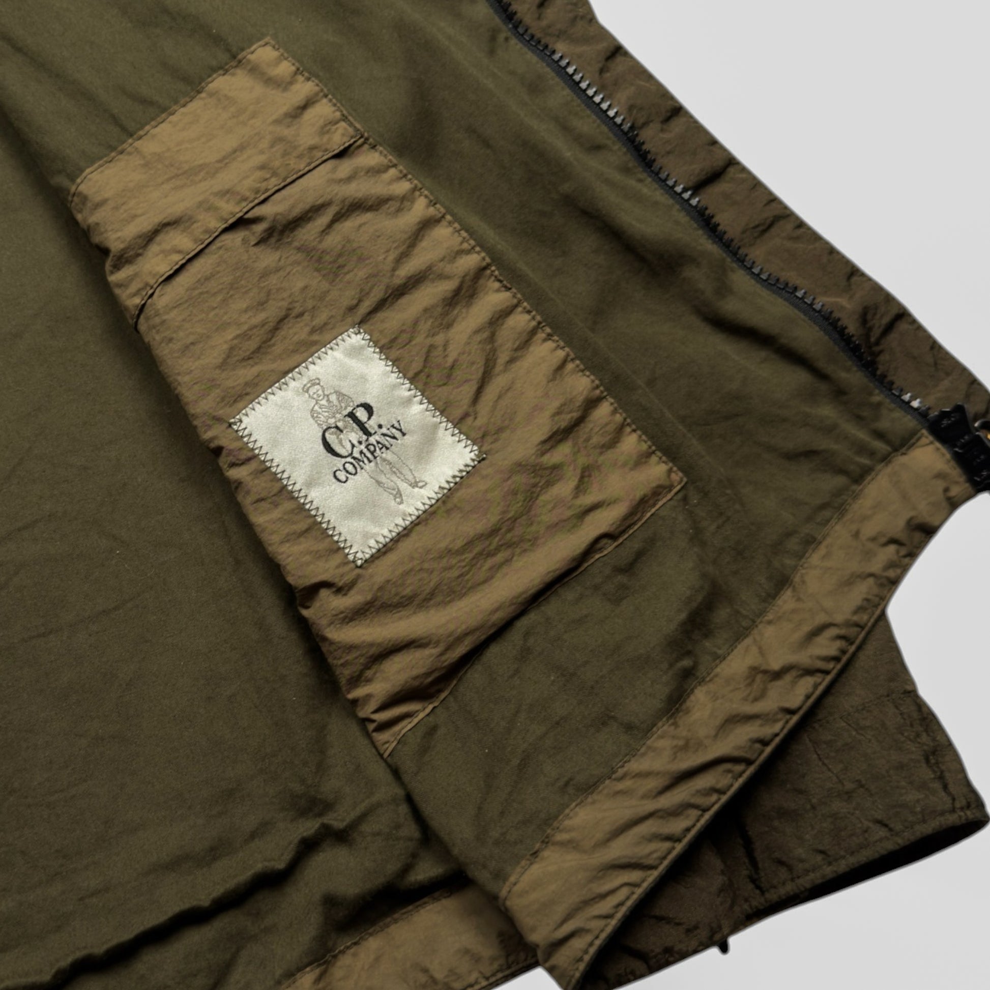 A/W 20 C.P. Company M.T.t.N. Lens Overshirt - Dark Olive