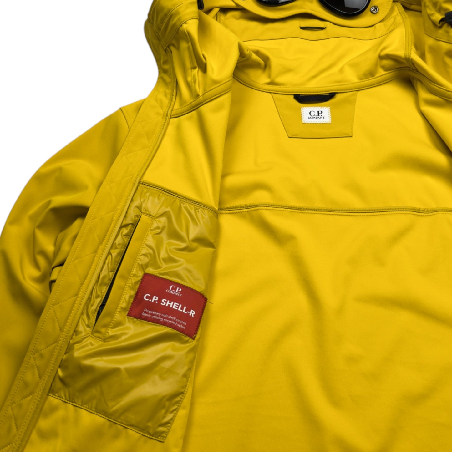 S/S 22 C.P. Company Light C.P. Shell-R Goggle Jacket - Yellow