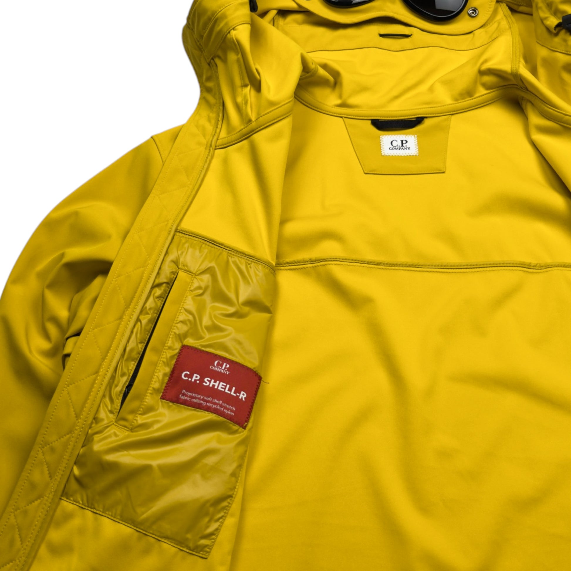 S/S 22 C.P. Company Light C.P. Shell-R Goggle Jacket - Yellow