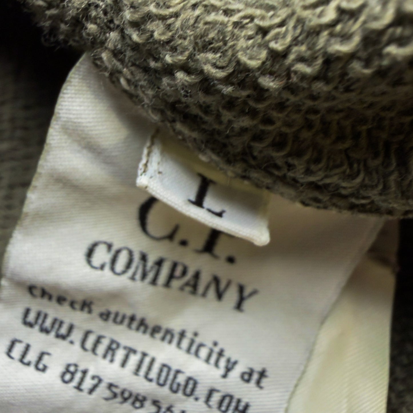 S/S 20 C.P. Company Mako Cotton Goggle Zip Hoodie - Olive Green