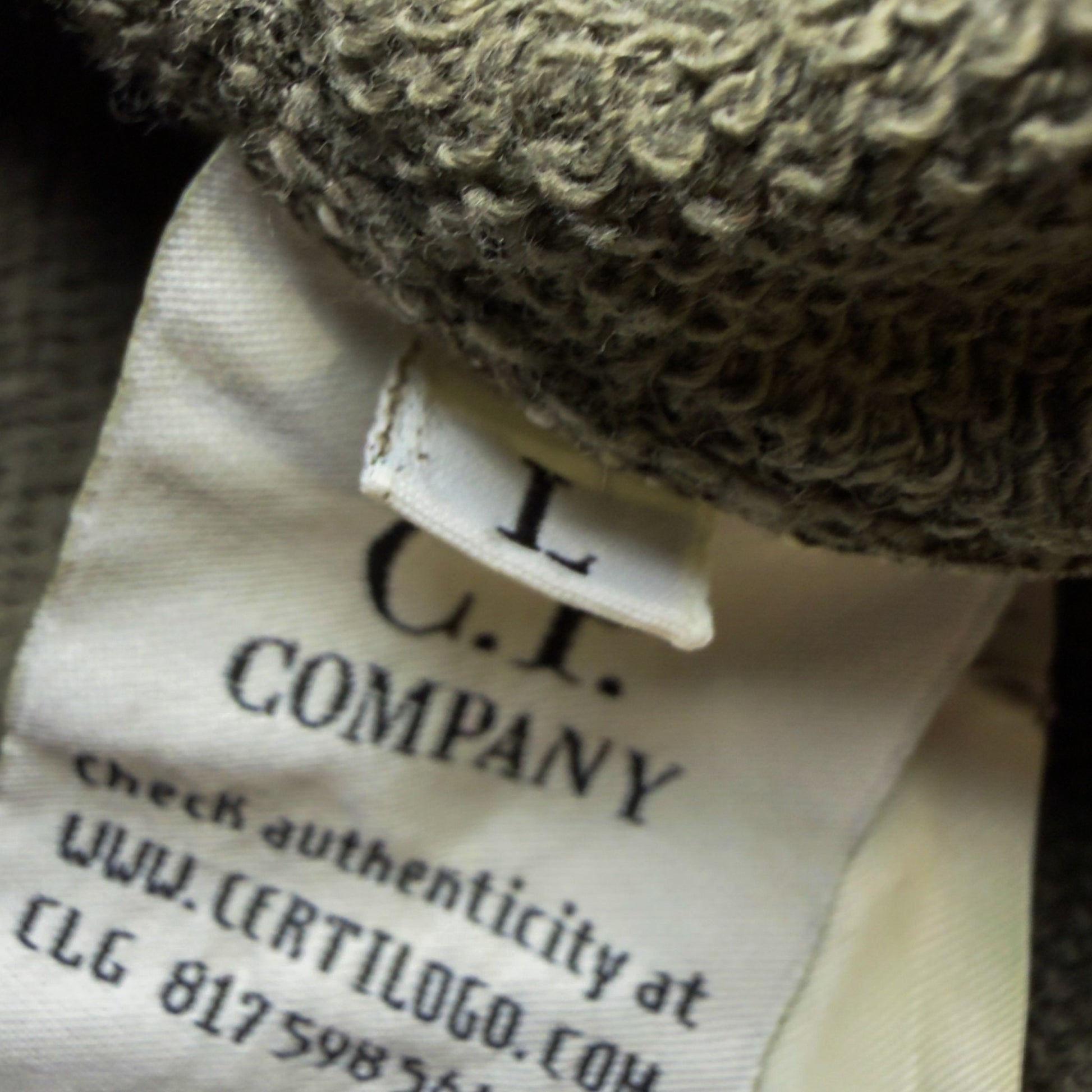 S/S 20 C.P. Company Mako Cotton Goggle Zip Hoodie - Olive Green