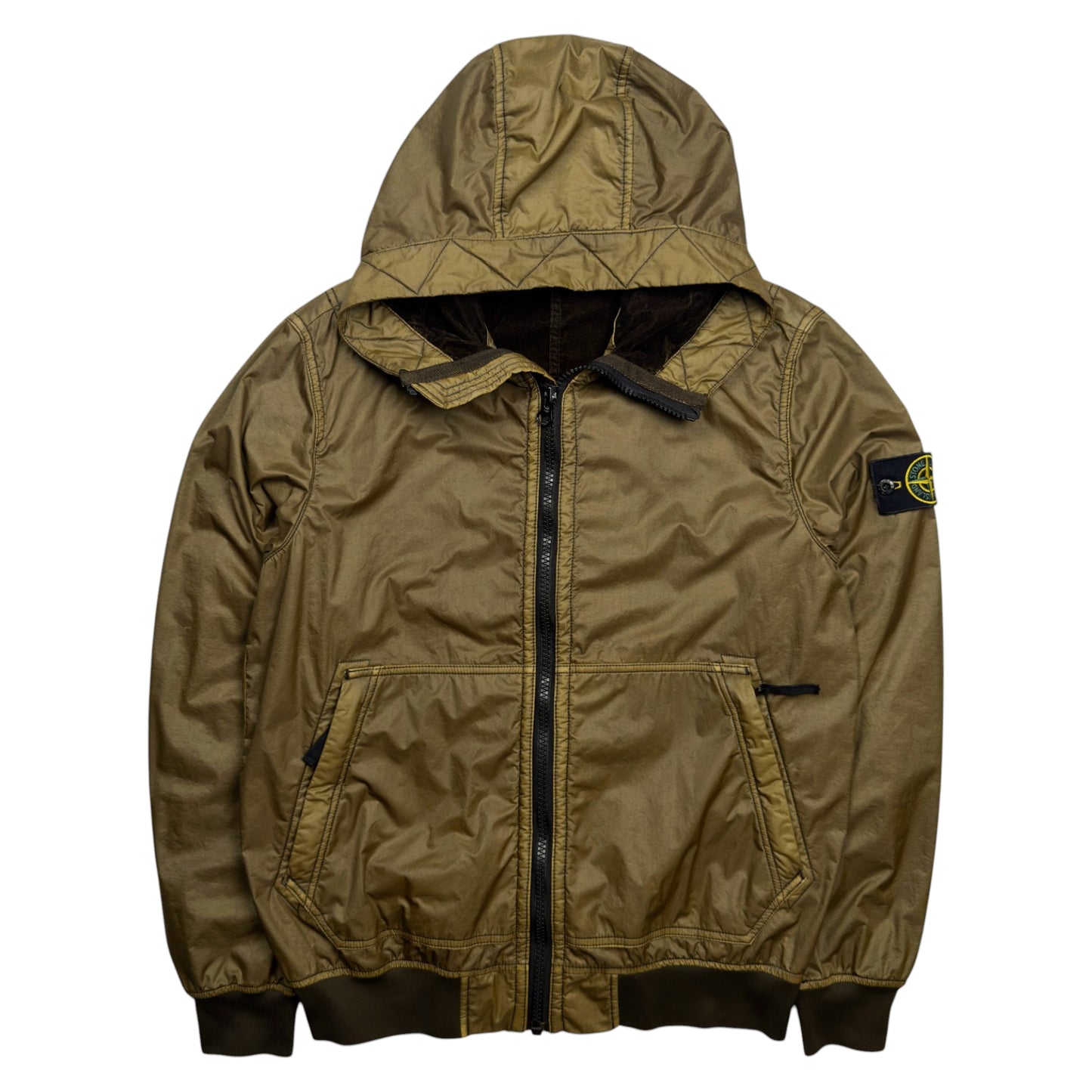 A/W 18 Stone Island Lamy Flock Jacket - Khaki