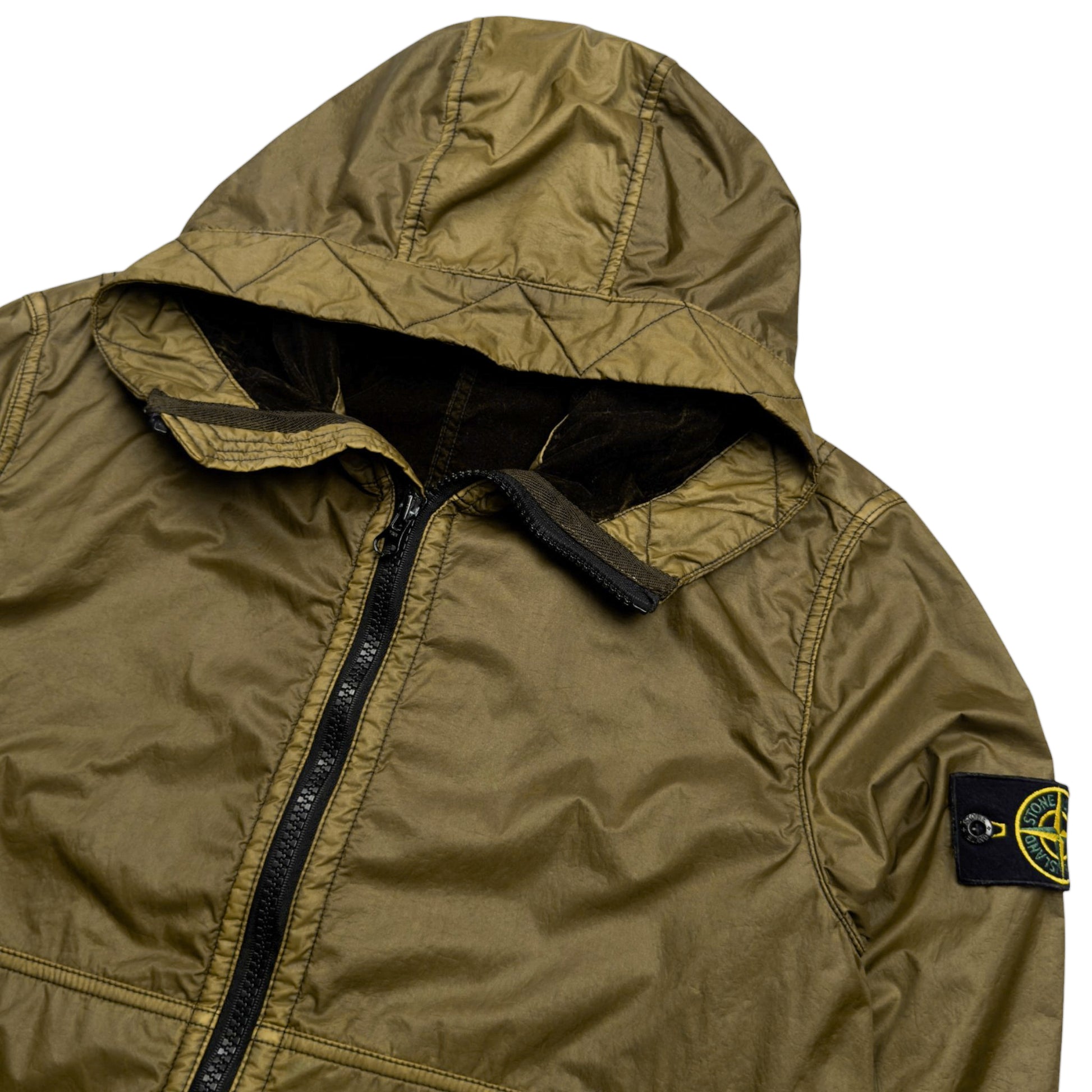 A/W 18 Stone Island Lamy Flock Jacket - Khaki