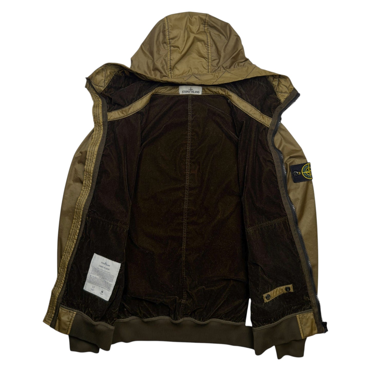 A/W 18 Stone Island Lamy Flock Jacket - Khaki