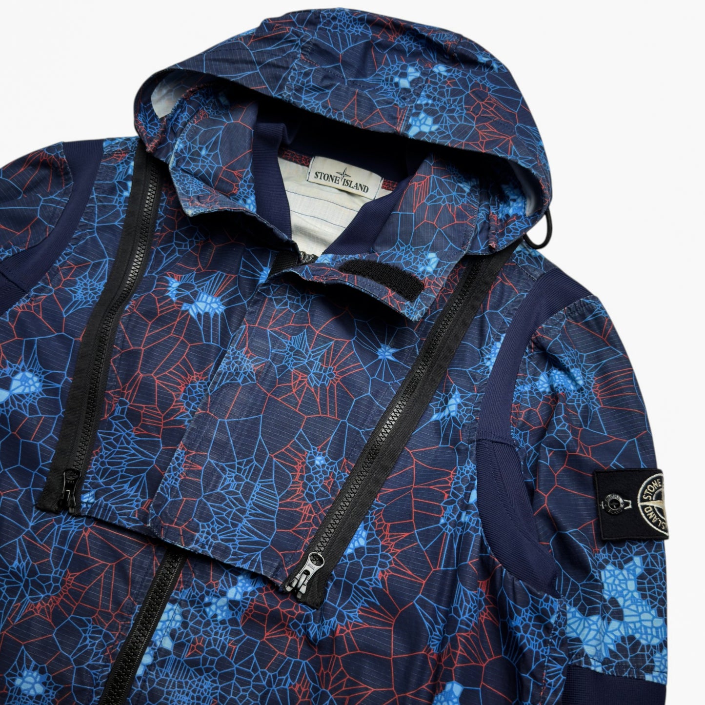 S/S 19 Stone Island Printed Heat Reactive Thermosensitive Parka Jacket