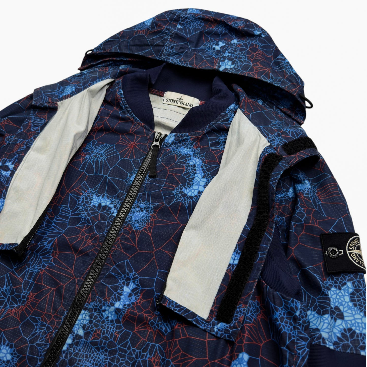 S/S 19 Stone Island Printed Heat Reactive Thermosensitive Parka Jacket
