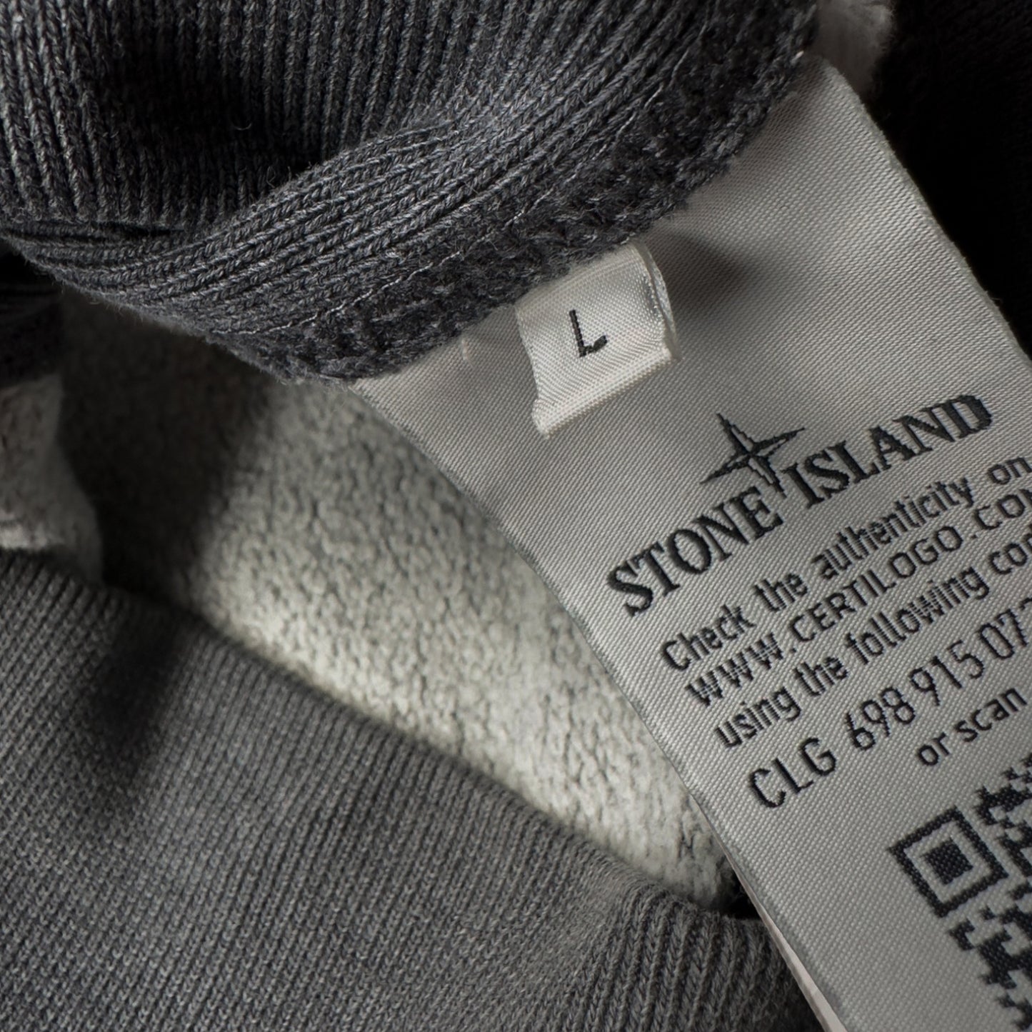 A/W 14 Stone Island Crewneck Sweat - Dark Grey