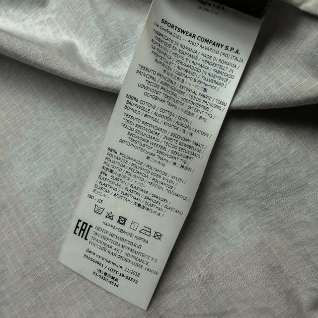 S/S 19 Stone Island Printed Heat Reactive Thermosensitive Parka Jacket