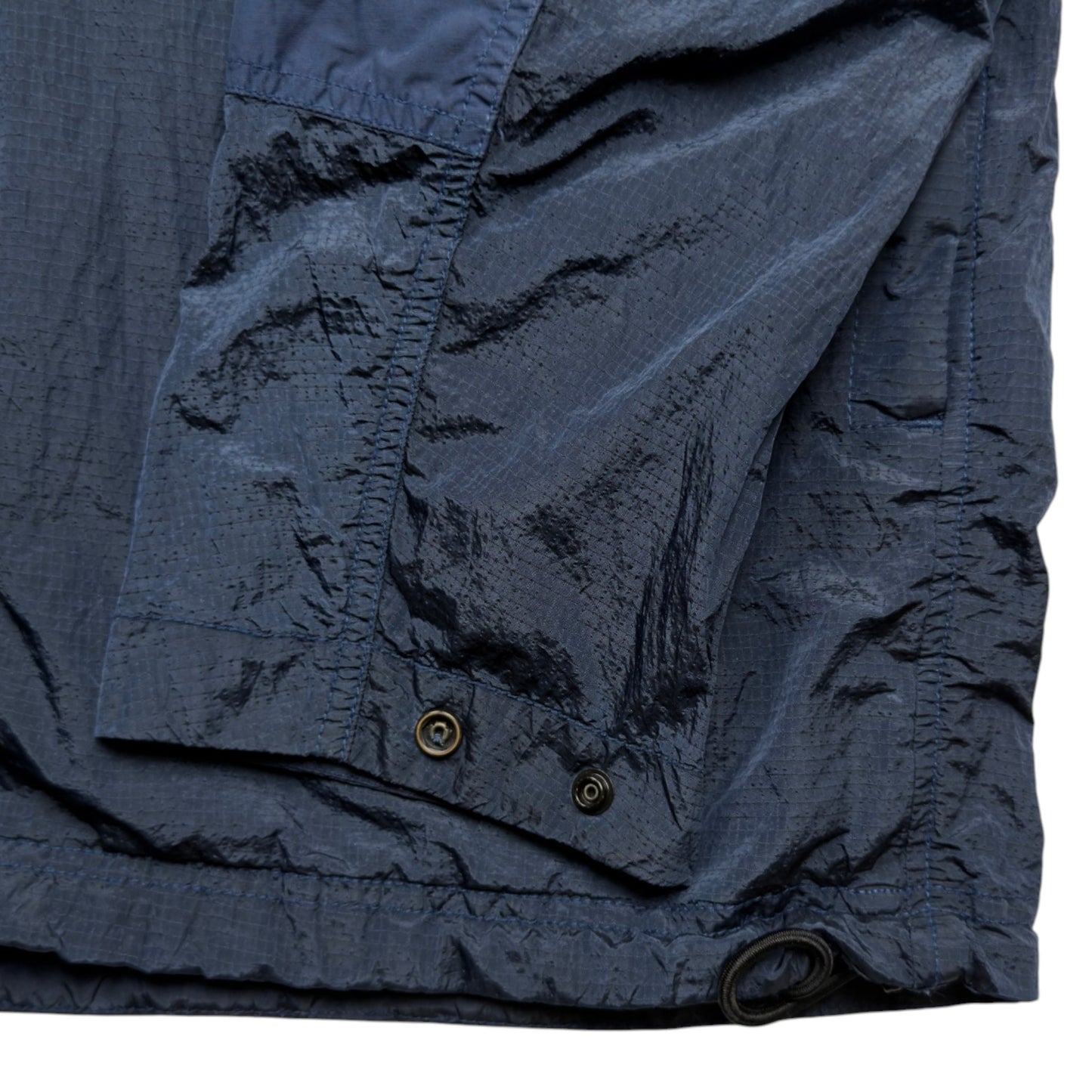 S/S 19 Stone Island Nylon Metal Watro Ripstop Windbreaker Jacket - Navy