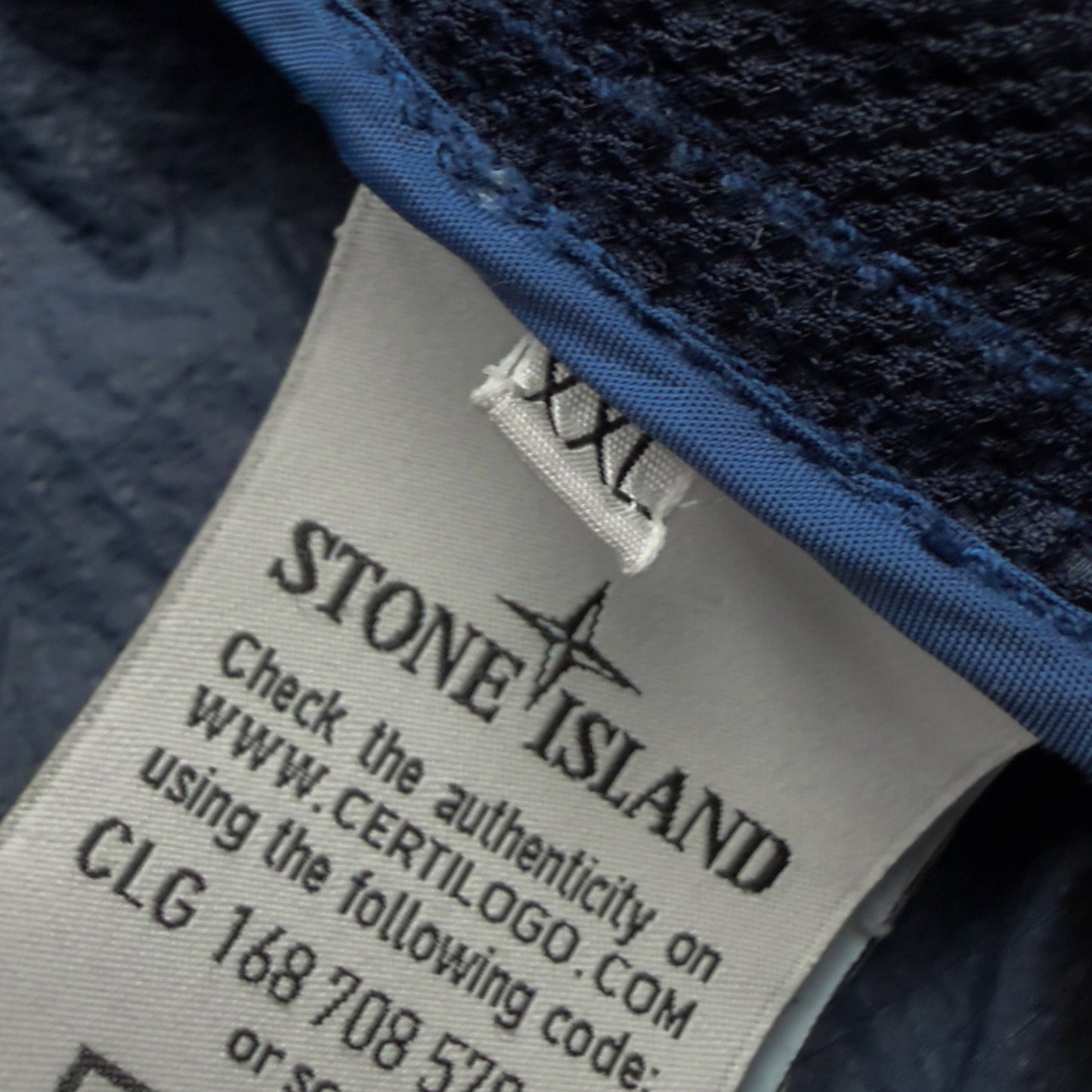 S/S 19 Stone Island Nylon Metal Watro Ripstop Windbreaker Jacket - Navy