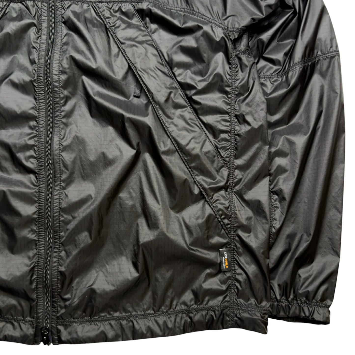 A/W 25 Stone Island Ripstop Light HT Nylon Windbreaker Jacket - Black