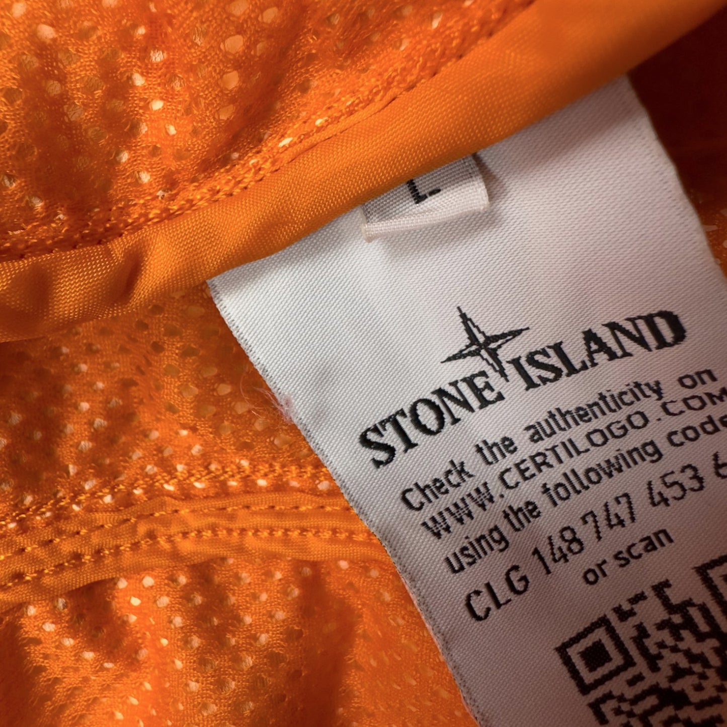 S/S 14 Stone Island Membrana TC Jacket - Orange