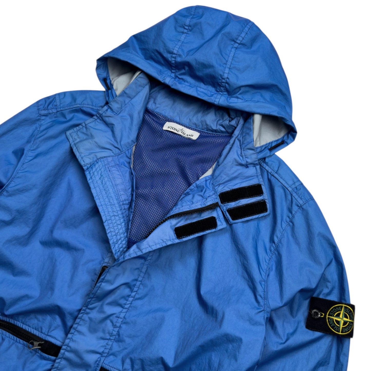S/S 19 Stone Island Membrana 3L TC Jacket - Blue