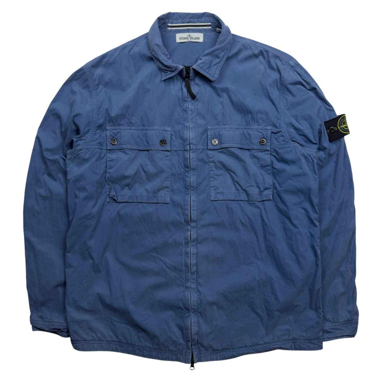 A/W 13 Stone Island Cotton Nylon Overshirt - Blue